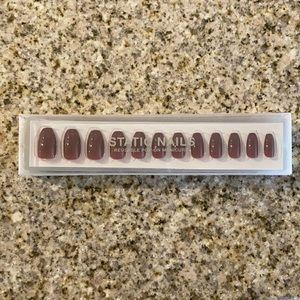 Static Nails – French Wine (Coffin)